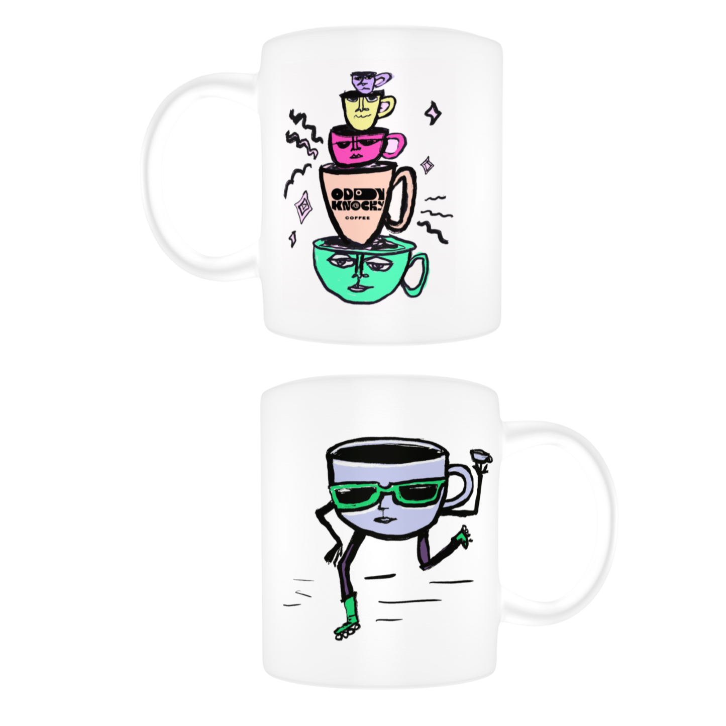 House Blend X Oddy Knocky Mug Bundle